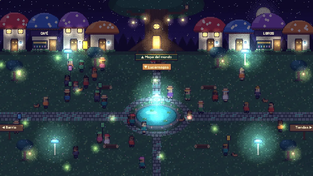 La plaza de Bosque Encantado
