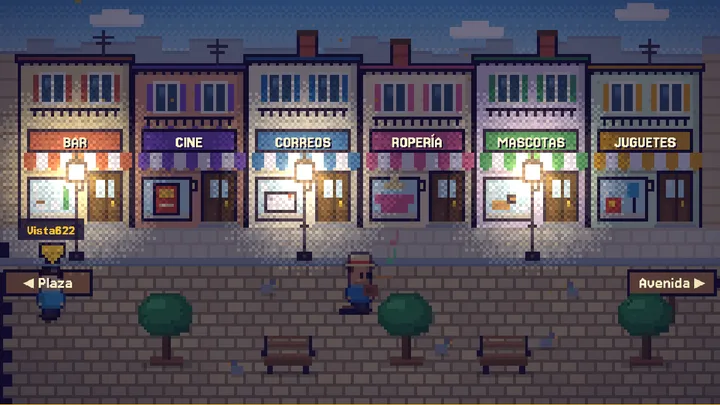La calle de las tiendas
